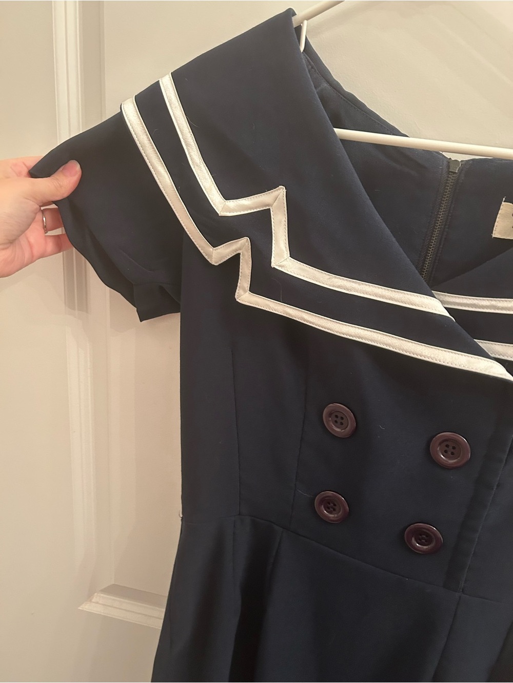 Tatyana Sailor Dress ASO Blair Waldorf Size XL - Picture 3 of 11